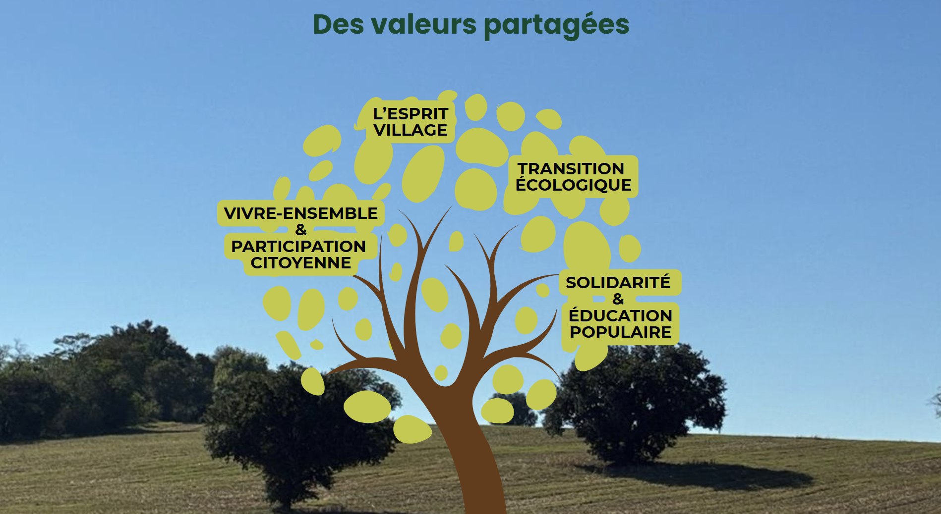 Nos Valeurs - Cultivons Auzeville Ensemble